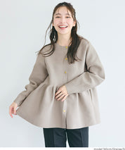 金釦娃娃針織開襟上衣