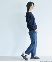 袖口金扣長袖針織上衣