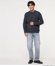 絨感圓領長袖毛衣