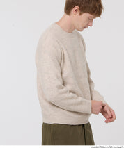 絨感圓領長袖毛衣