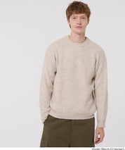 絨感圓領長袖毛衣