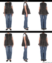 絨毛荷葉下擺背心