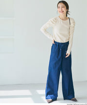 抽皺造型長袖楊柳上衣