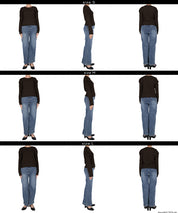 抽皺造型長袖楊柳上衣