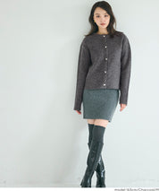 雙面針織開襟衫