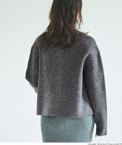 雙面針織開襟衫