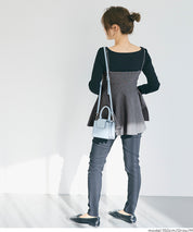 荷葉邊針織細肩帶上衣