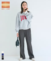 【DAILY WARM】內刷毛喬其羅紋長褲