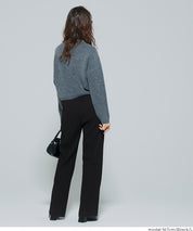 【DAILY WARM】內刷毛喬其羅紋長褲