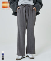 【DAILY WARM】內刷毛喬其羅紋長褲