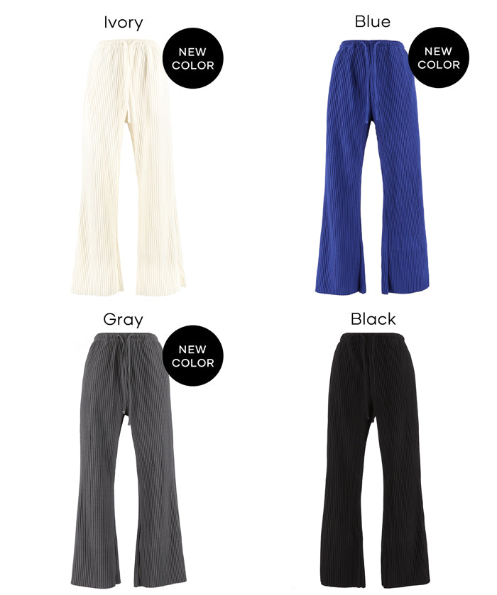 【DAILY WARM】內刷毛喬其羅紋長褲