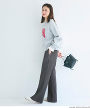 【DAILY WARM】內刷毛喬其羅紋長褲