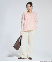 【DAILY WARM】內刷毛喬其羅紋長褲