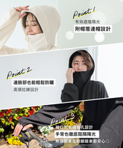 水陸兩用防曬荷葉外套