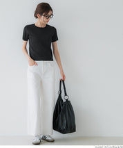 麻花針織短袖上衣