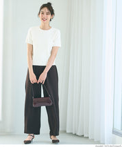 麻花針織短袖上衣