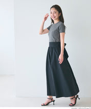 麻花針織短袖上衣