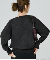 船領蝙蝠袖針織上衣