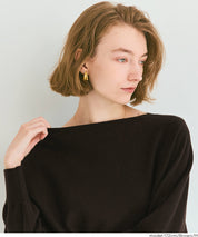 船領蝙蝠袖針織上衣