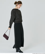 船領蝙蝠袖針織上衣