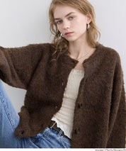 圈圈紗羊毛圓領衫