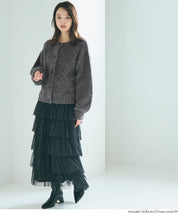 圈圈紗羊毛圓領衫