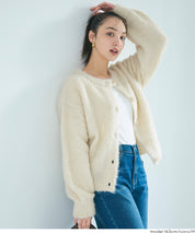 圈圈紗羊毛圓領衫