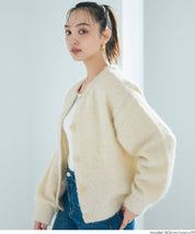 圈圈紗羊毛圓領衫