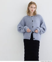 圈圈紗羊毛圓領衫