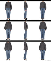 圈圈紗羊毛圓領衫