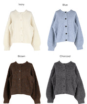 圈圈紗羊毛圓領衫