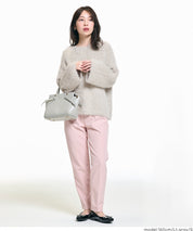 細閃毛絨造型針織上衣