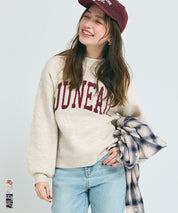 LOGO圓領長袖毛衣