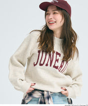 LOGO圓領長袖毛衣