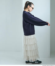 LOGO圓領長袖毛衣