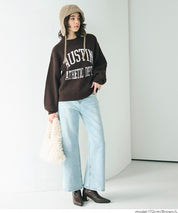 LOGO圓領長袖毛衣