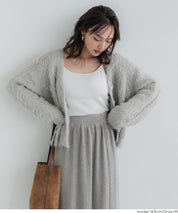 垂墜感羅紋針織長裙