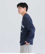 馬海毛風格LOGO針織毛衣