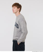 馬海毛風格LOGO針織毛衣