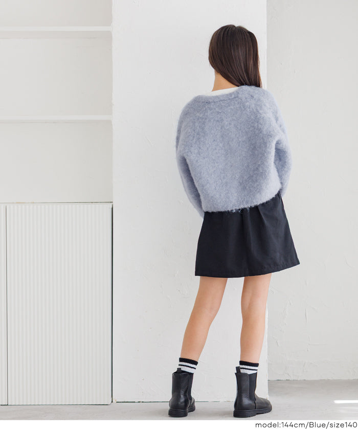 童裝 親子同款 圈圈紗羊毛圓領衫