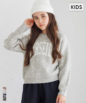 童裝 親子同款 LOGO圓領長袖毛衣