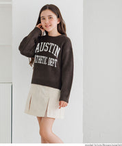 童裝 親子同款 LOGO圓領長袖毛衣