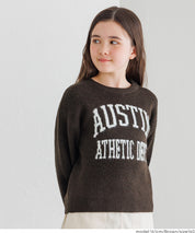 童裝 親子同款 LOGO圓領長袖毛衣