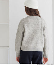 童裝 親子同款 LOGO圓領長袖毛衣