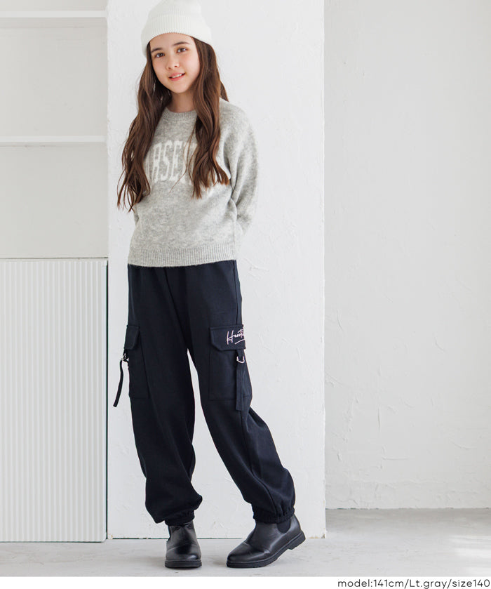 童裝 親子同款 LOGO圓領長袖毛衣