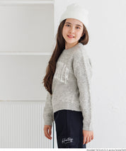 童裝 親子同款 LOGO圓領長袖毛衣