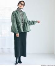 可水洗安哥拉觸感高領針織上衣