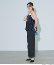 水鑽絲絨吊帶背心