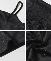 親子同款 童裝 水鑽絲絨吊帶背心