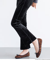 童裝 親子同款 絲絨側線喇叭褲